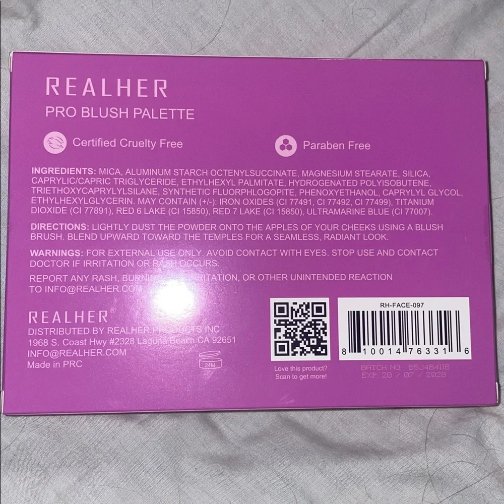 RealHer You Are Brilliant Pro Blush Palette